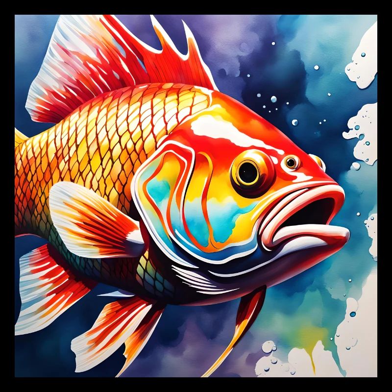 Poisson coloré