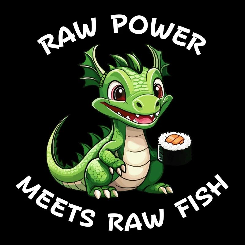 Dragon & Sushi Roll - Bare Power meets Bare Fish