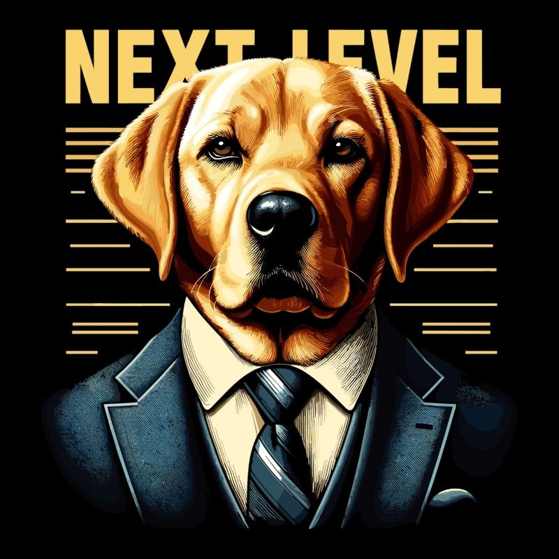 Dudley Labrador Suit Next Level Dog Gift