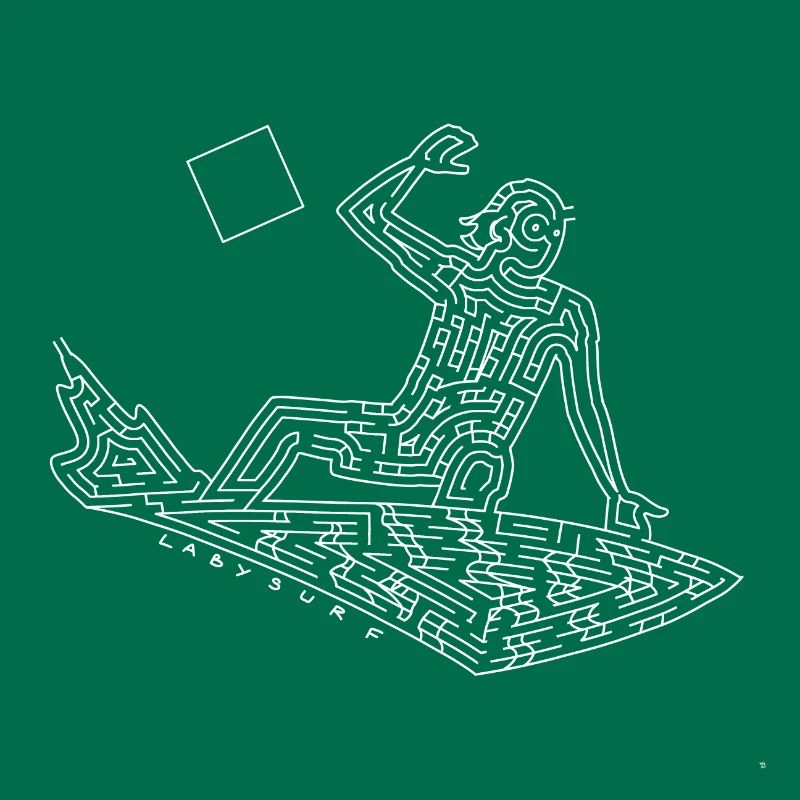Labyrinthe Surfeur (version blanche)