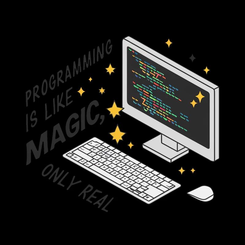 La programmation est comme de la magie, mais réelle.