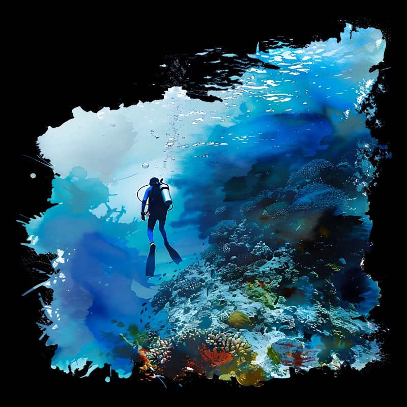 Weightless gliding while diving