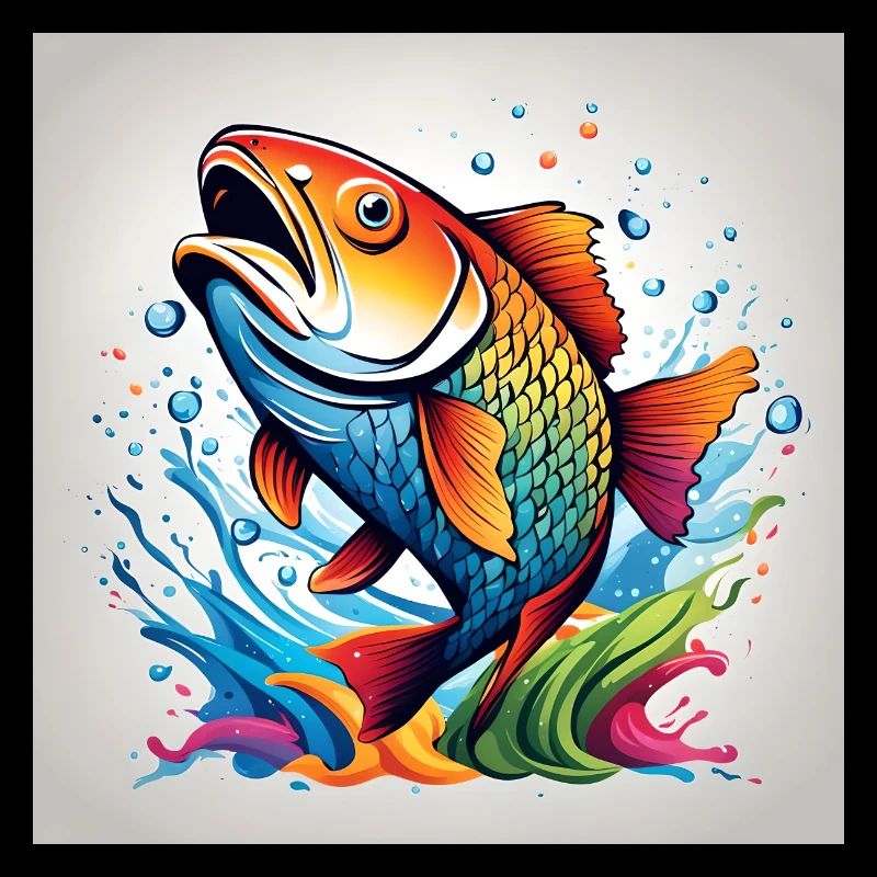 Truite Poisson Coloré