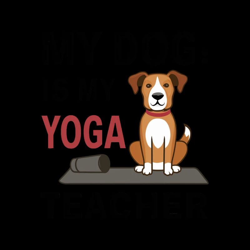 Mon chien est mon prof de yoga