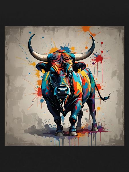 Bull coloured