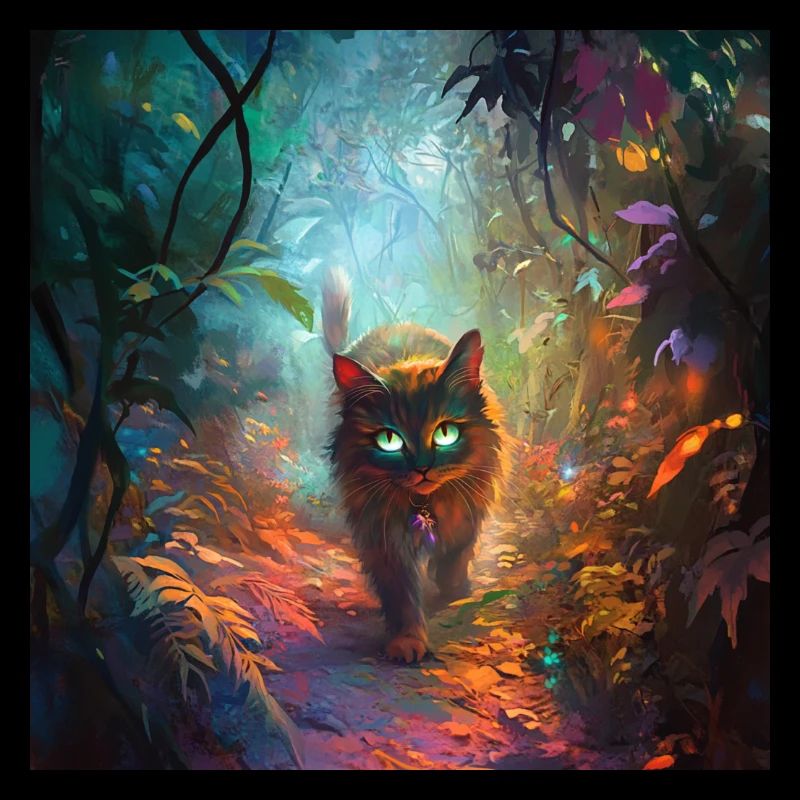 FANTASY Forest Cat