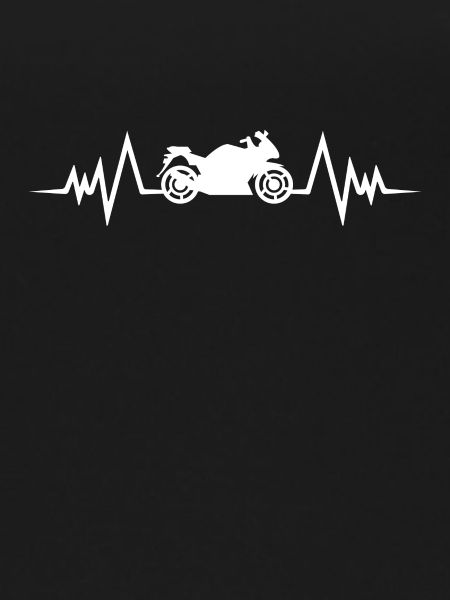 biker heartbeat motorcycle