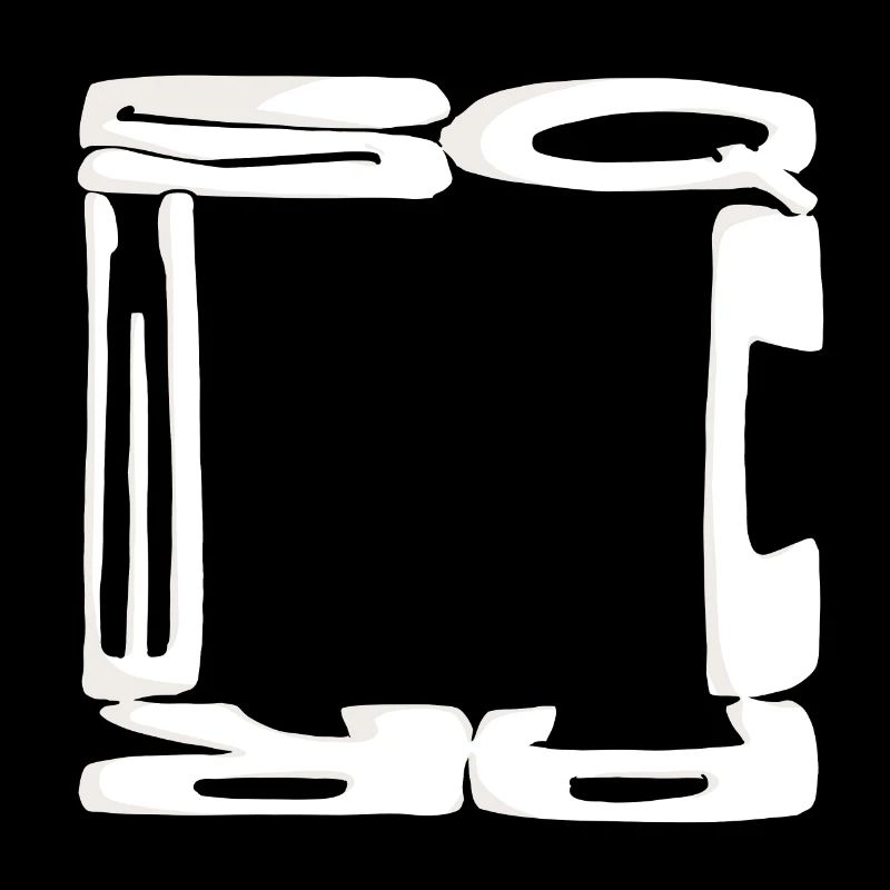 Square Graffiti (Black & White)