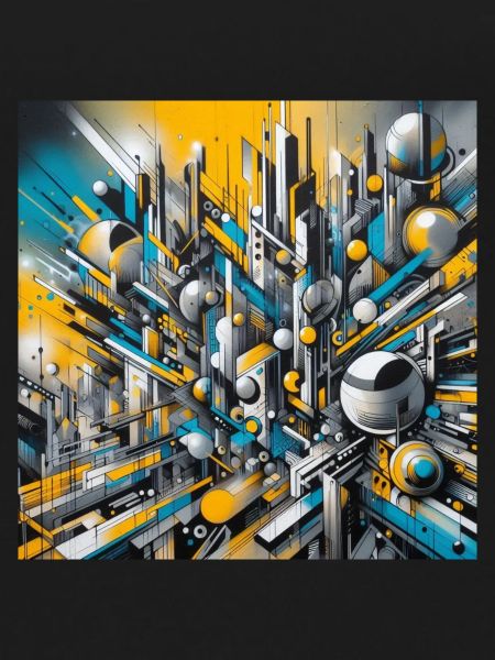 Yellow abstract
