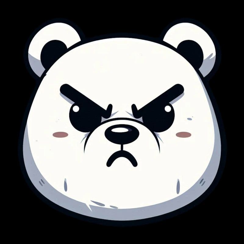 Wütendes Eisbär-Design