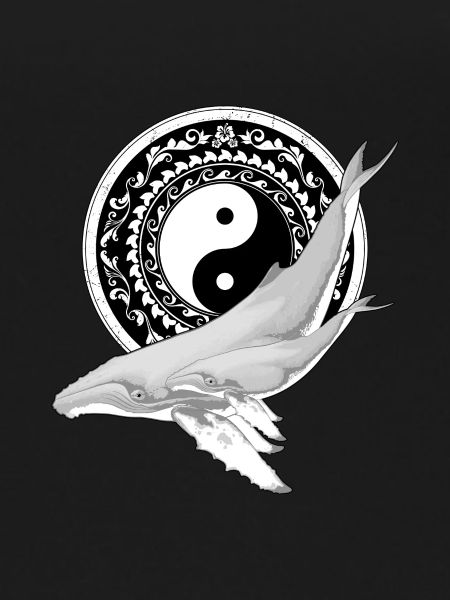 Yin Yang Humpback Whales