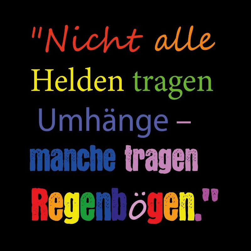 Regenbogen Umhang