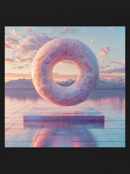 3D Levitating Donut