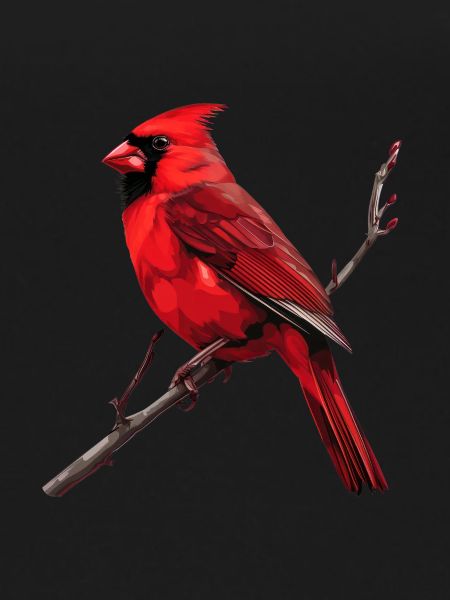 Red Cardinal Vogel