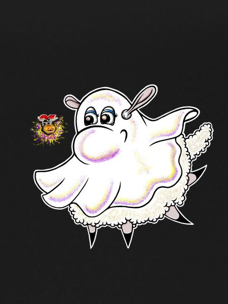 Wolly Sheepling Halloween Ghost
