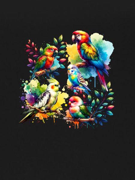 Various Birds Parrots