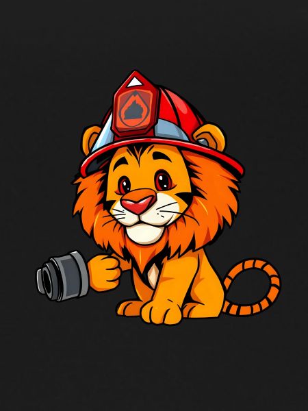 Fiery Lion Photographer