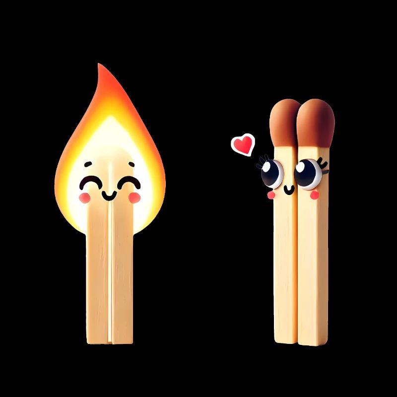 Conception ludique d’amis allumettes