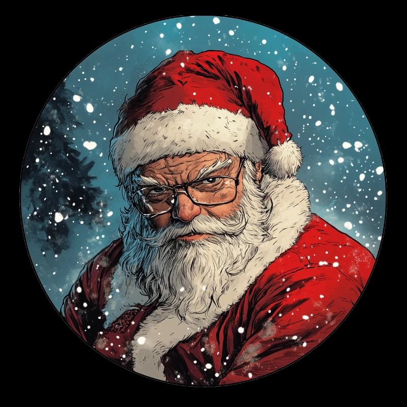 Père Noël strict : Noël avec style
