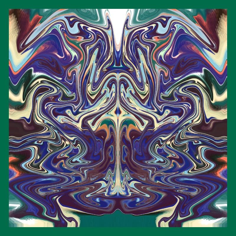 Abstract with a bull pattern