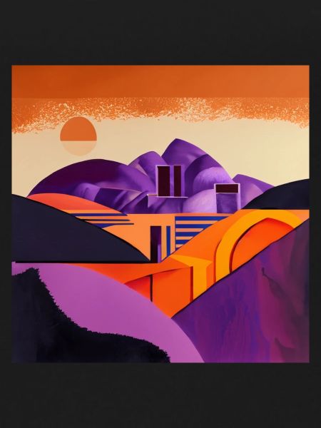 Desert at sunset