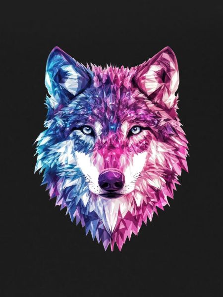 Wolf Crystals Fantasy