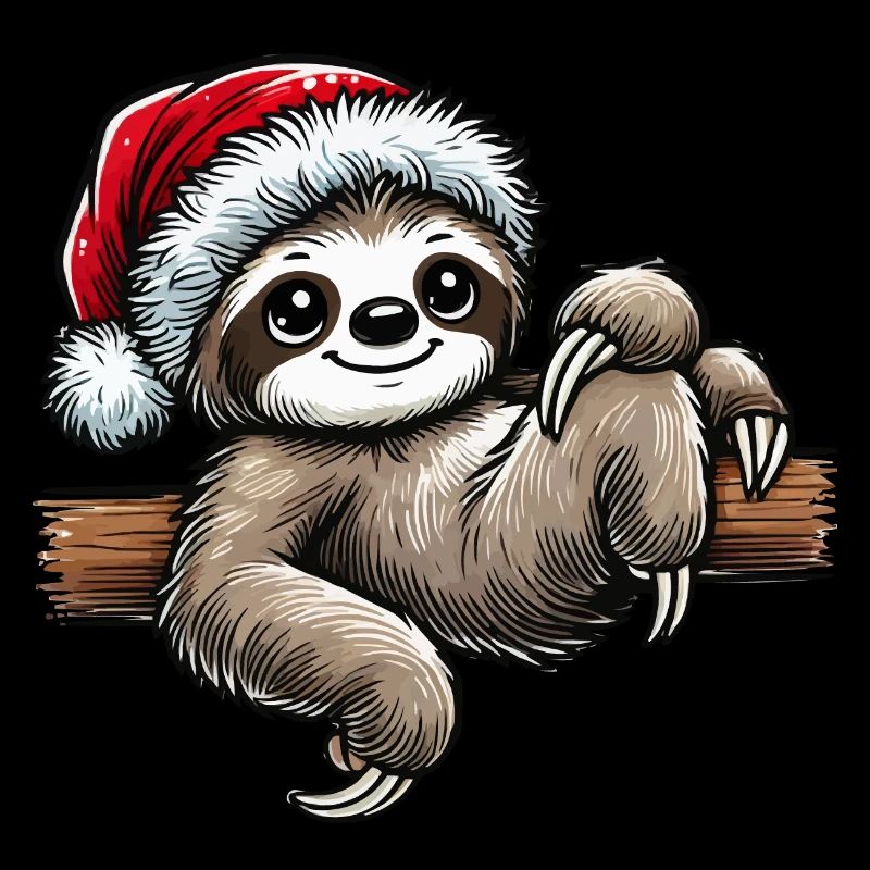 Faultier Weihnachten