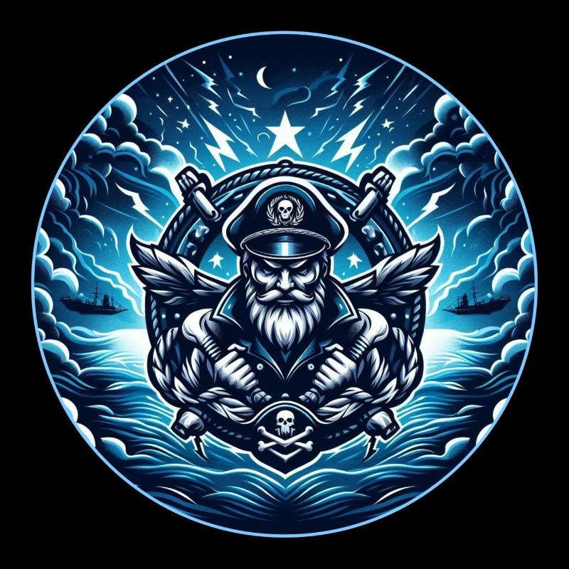 Captain in the Storm Logo