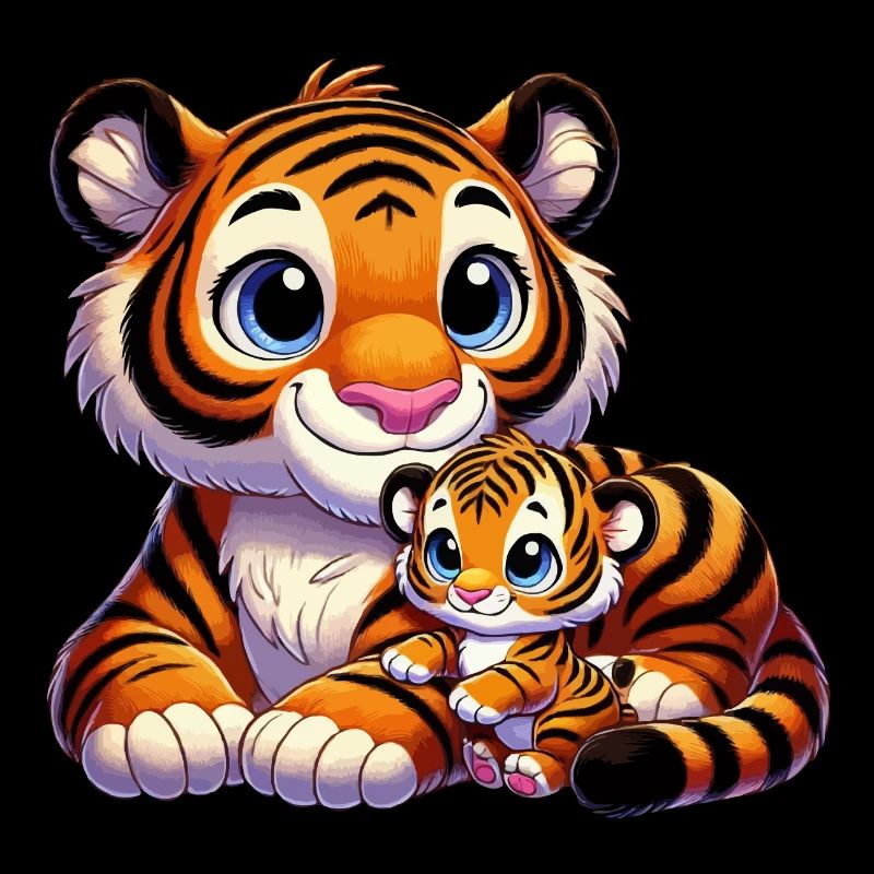 Tigermutter mit Kind