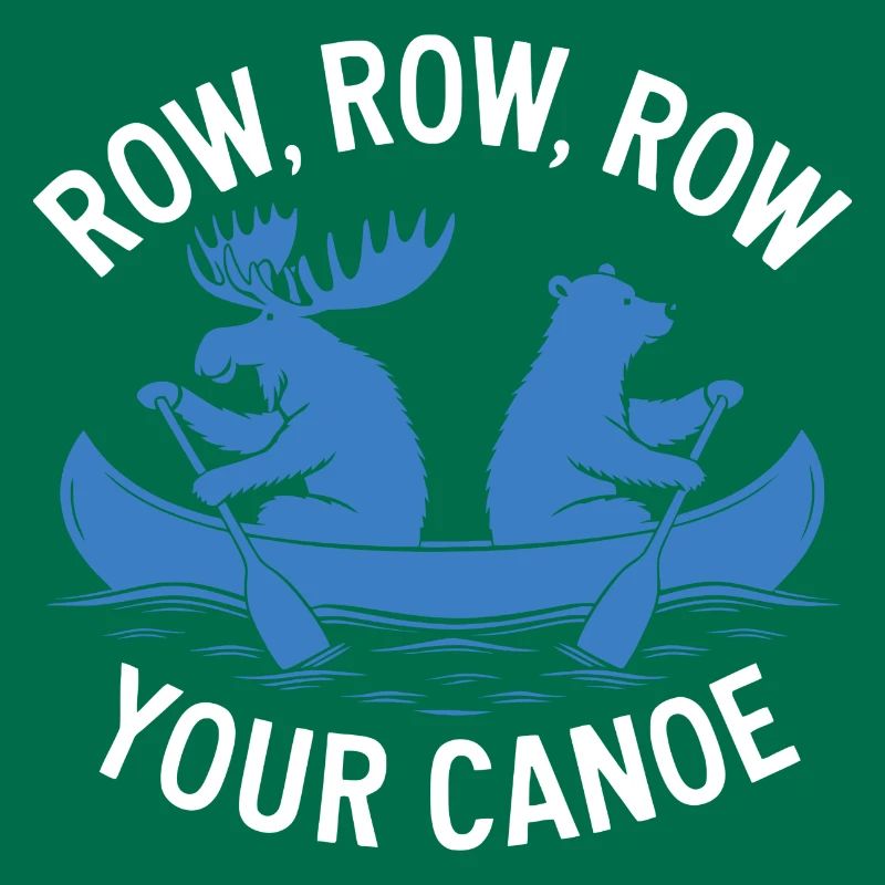 Rame, rame, rame ton canoë