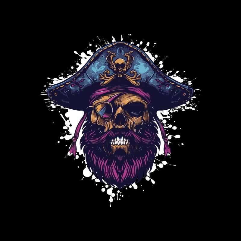 Capitaine Crâne de pirate