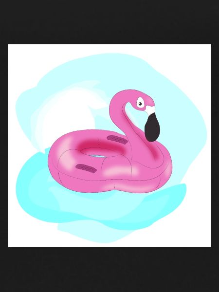 Pink pelican pool inflatable