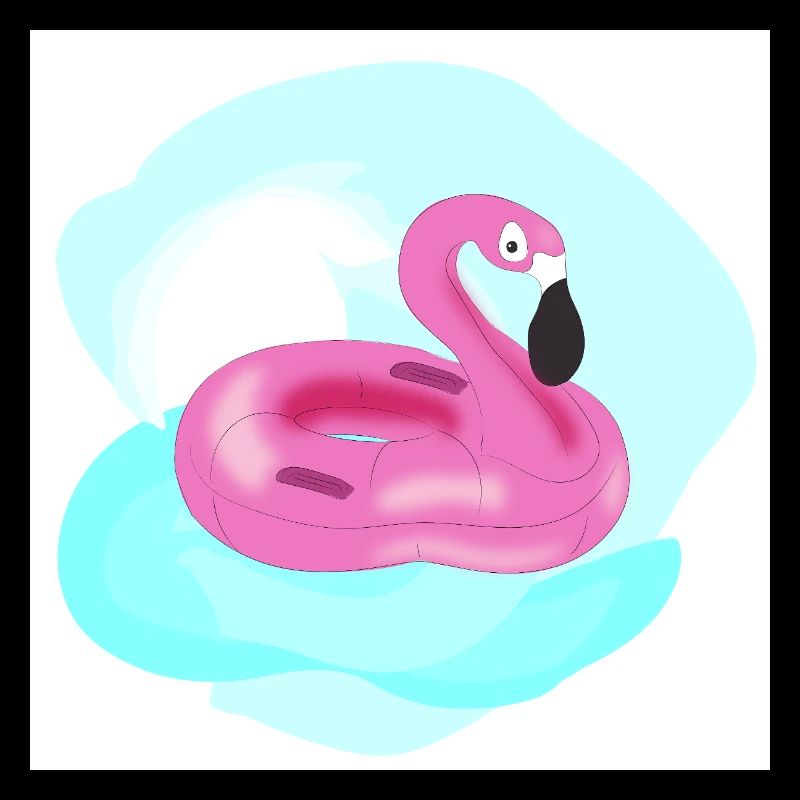 Pink pelican pool inflatable