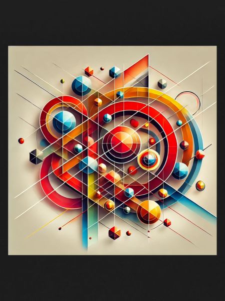 Colour explosion of shapes