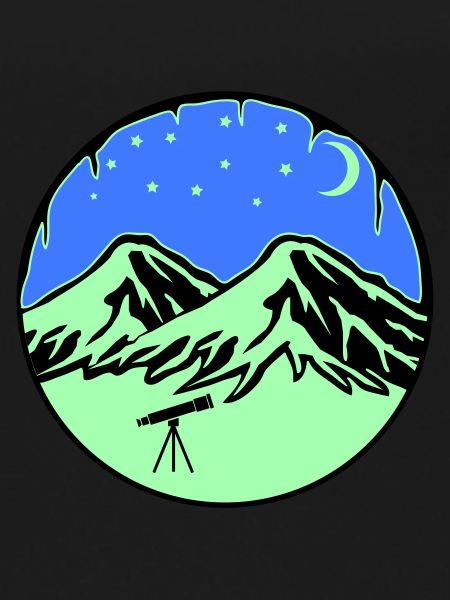 Starry Sky Mountains Telescope