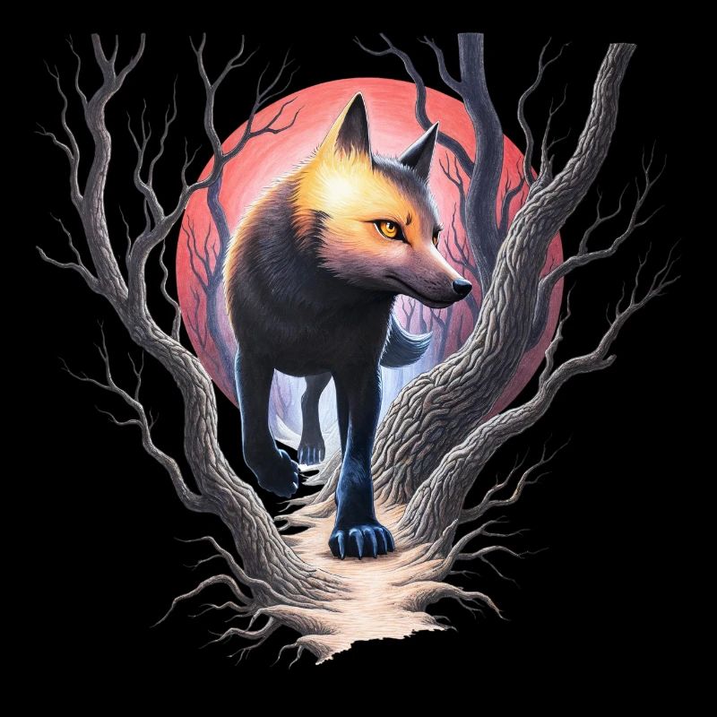 Fox on the hunt