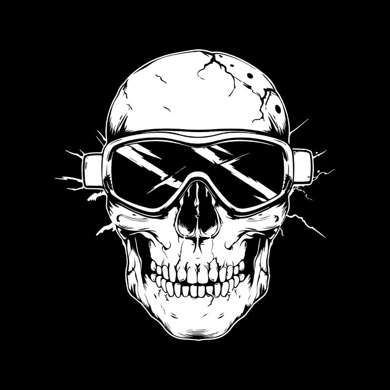 Ski Lunettes de ski Skeleton