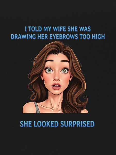 Too high eyebrows