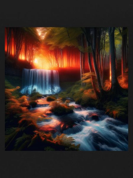 Wasserfall im Wald