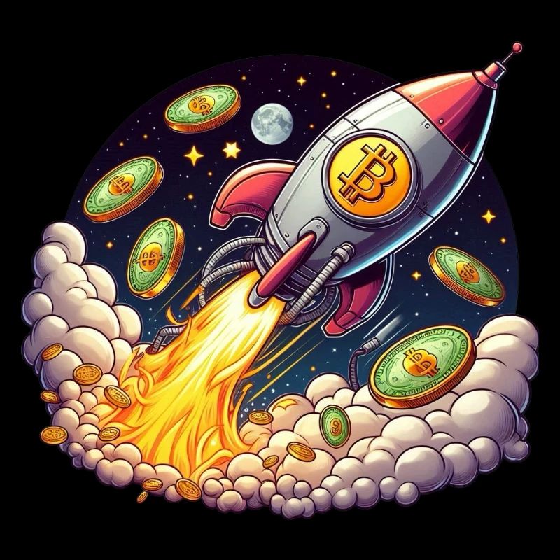 Bitcoin-Rakete