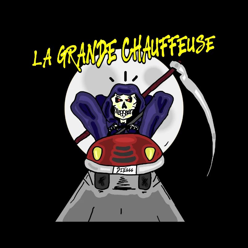 LA GRANDE CHAUFFEUSE ! (squelette,Mort)