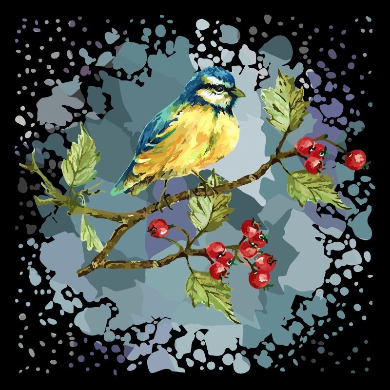 Oiseau coloré