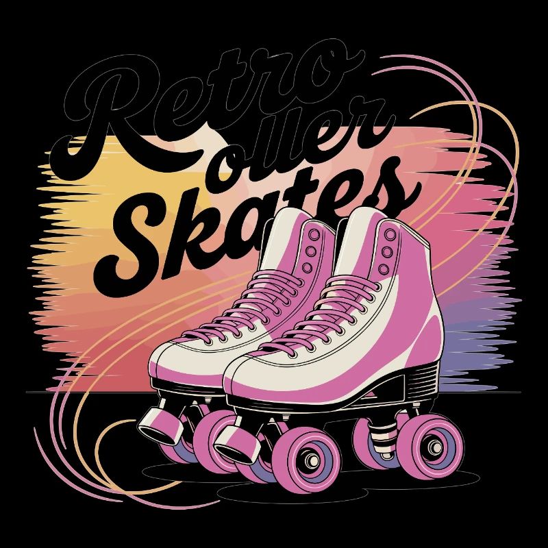 Patins à roulettes rétro – 80s Vibes