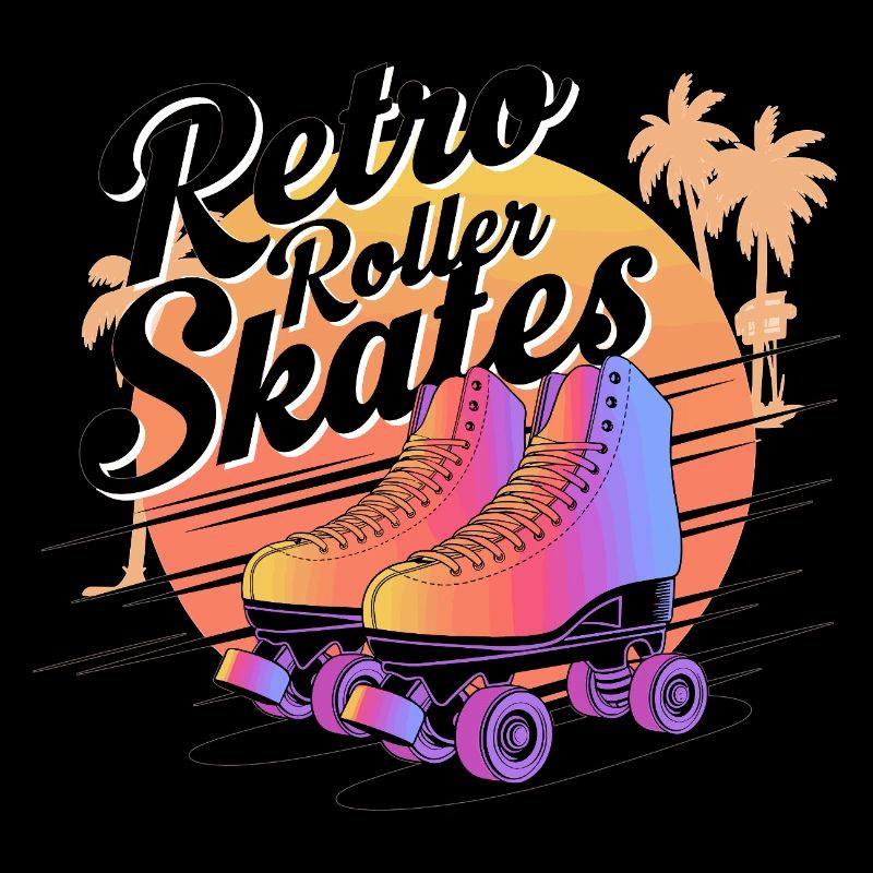 Patins à roulettes rétro – 80s Vibes