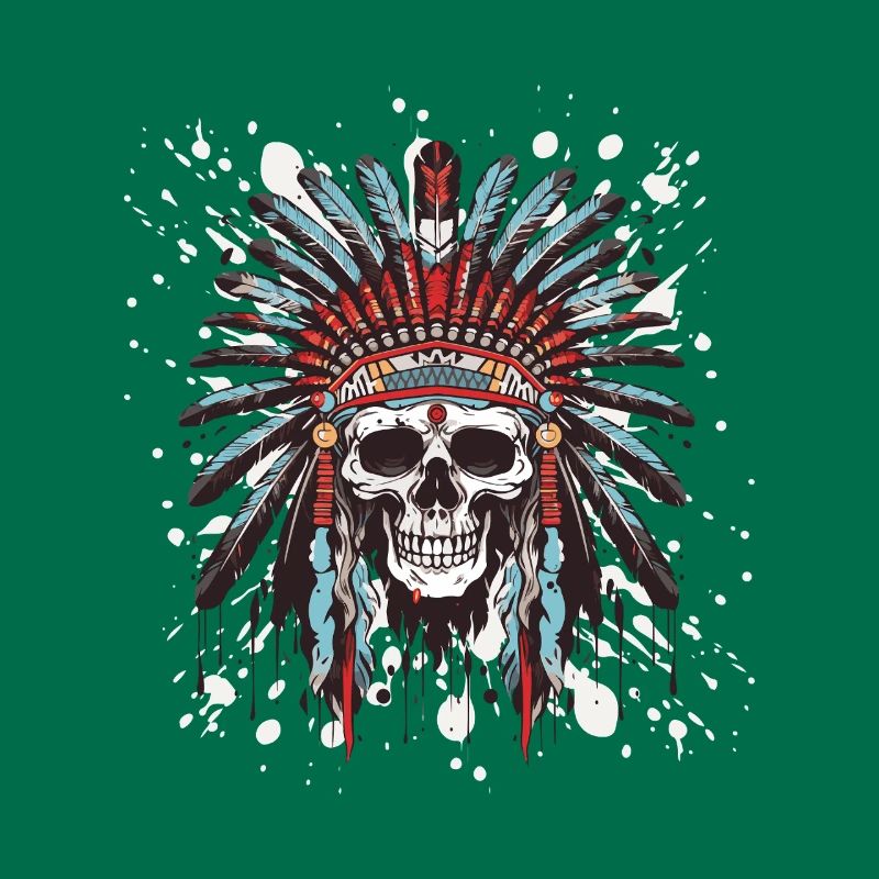 Crâne Apache Indien