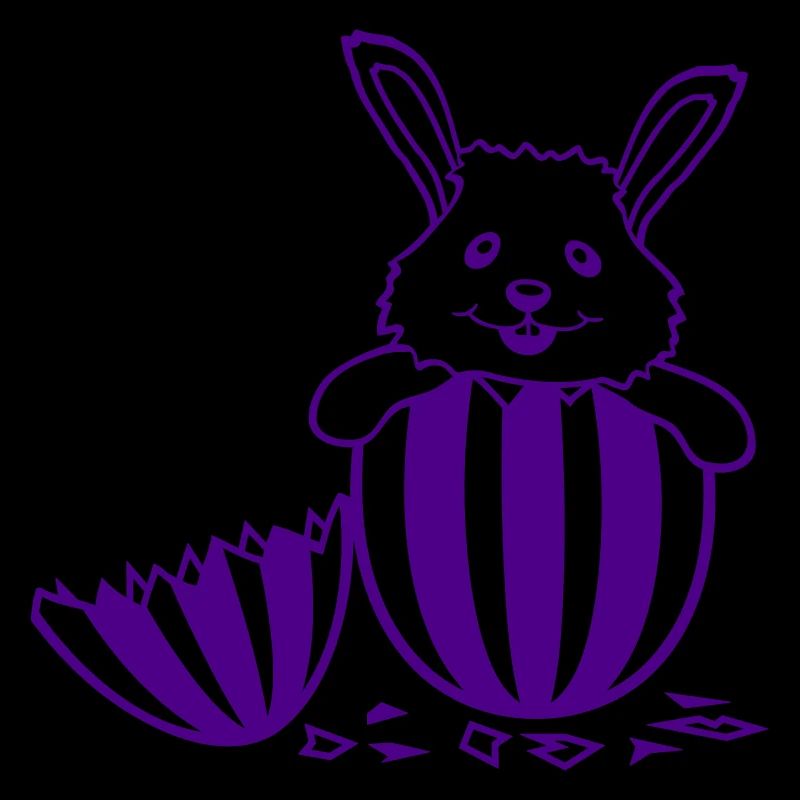 Bunny Easter Egg Easter Bunny Hatched Baby Child