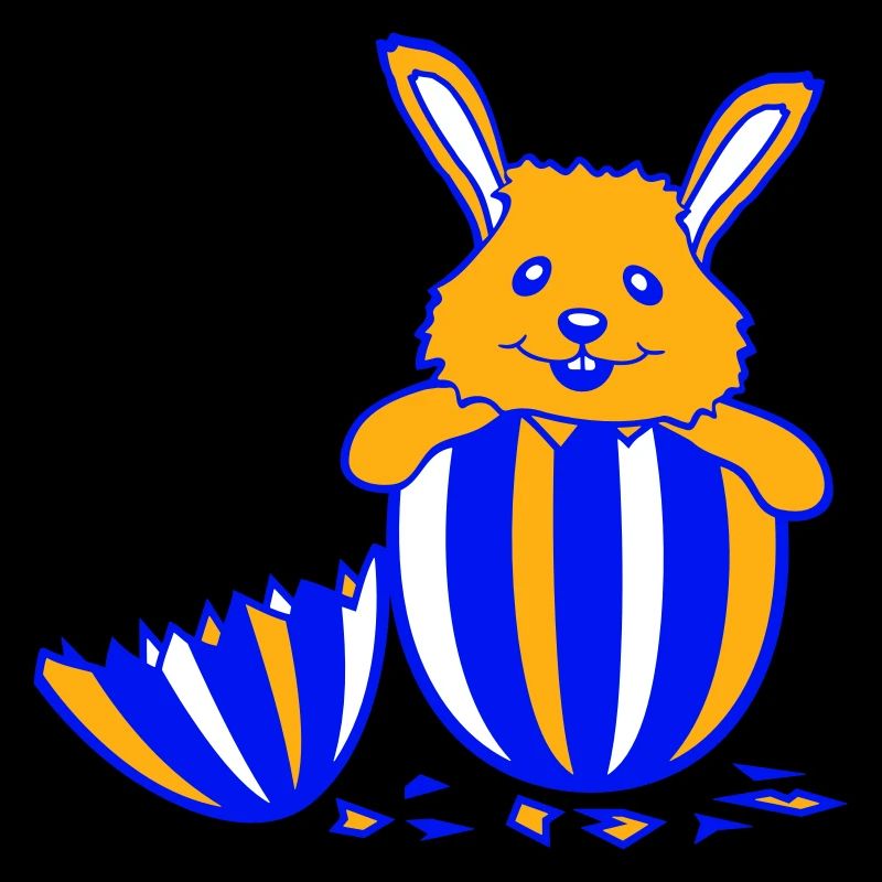 Bunny Easter Egg Easter Bunny Hatched Baby Child