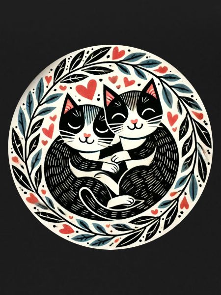 Tuxedo Cat Love