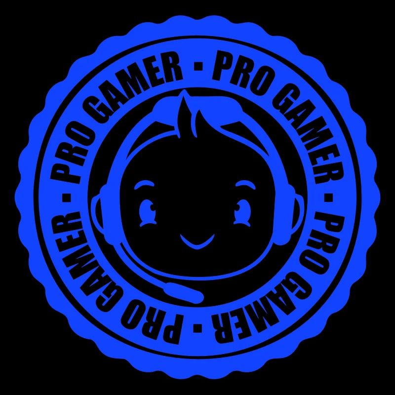 Duck Pro Gamer Logo Casque de jeu Console de jeu