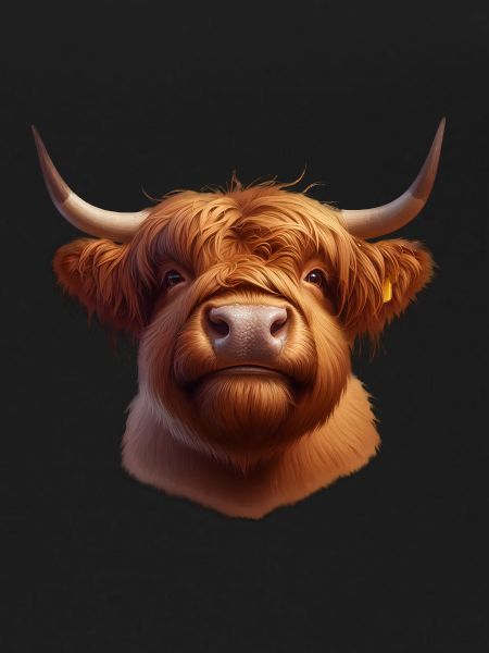 Highland Beef Head 1